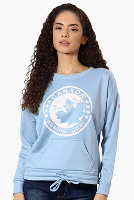 Canada Weather Gear Logo Drawstring Sweatshirt