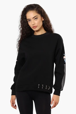 Lili Sport Crewneck Sleeve Detail Sweatshirt