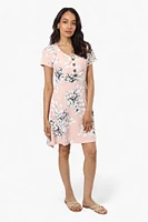 Impress Floral Button Down Day Dress