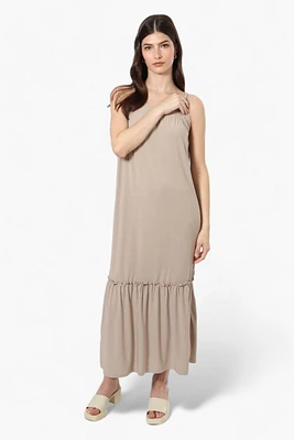 Majora Braided Strap Maxi Dress