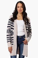 Canada Weather Gear Patterned Wrap Cardigan