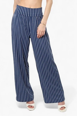 Majora Striped High Waist Palazo Pants