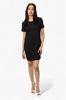 Impress Side Ruched Short Sleeve Day Dress