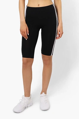 New Look Side Stripe Biker Shorts