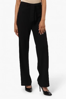 Limite Solid Belted Pants