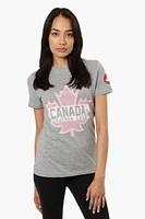 Canada Weather Gear Maple Leaf Print Tee