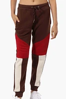 New Look Colour Block Fleece Joggers