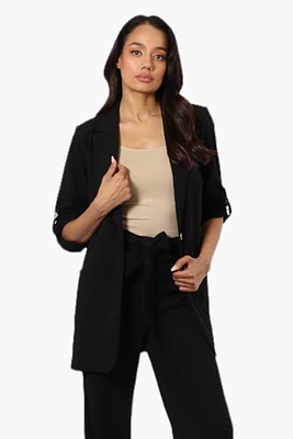 Limite Roll Up Sleeve 2 Button Blazer