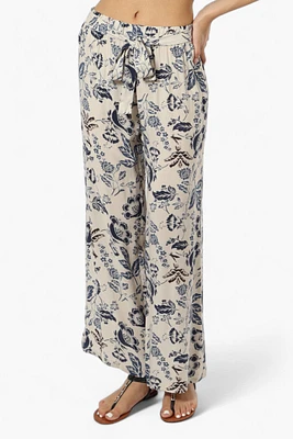 Beechers Brook Floral Belted Palazzo Pants