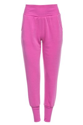 Solid High Waist Fleece Joggers