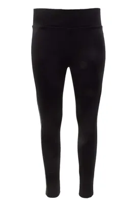 Solid High Waist Side Insert Leggings