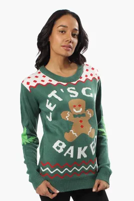Ugly Christmas Sweater Gingerbread Knit Christmas Sweater