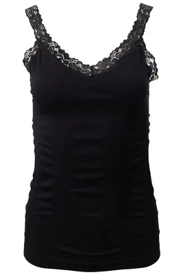 Lace Ruched Cami Tank Top