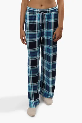 Cuddly Canuckies Plaid Print Pajama Pants