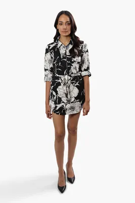 Beechers Brook Floral Flap Pocket Day Dress