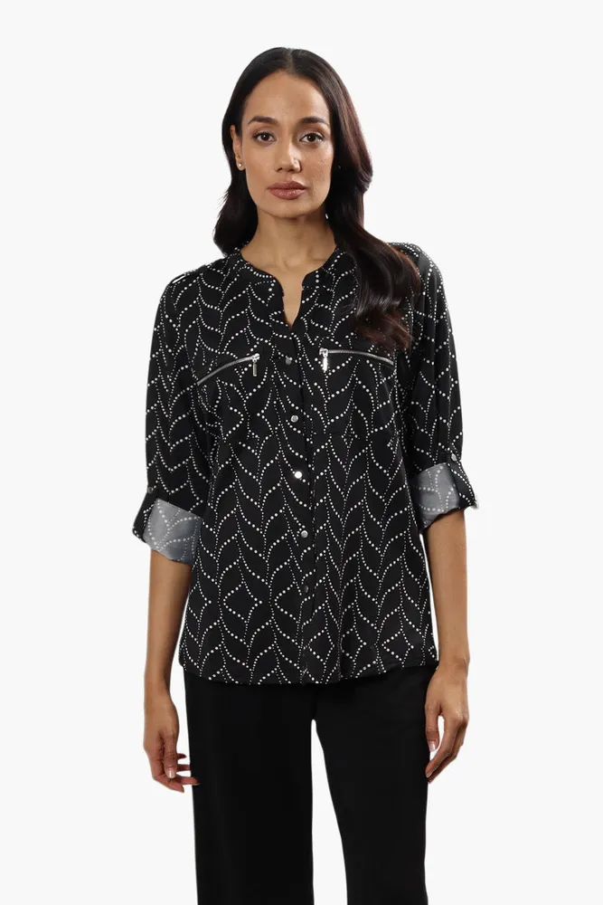 Beechers Brook Patterned Button Up Shirt