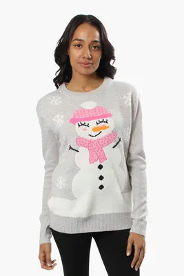 Ugly Christmas Sweater Snowman Knit Christmas Sweater