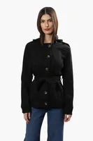 Fahrenheit Front Button Belted Lightweight Jacket