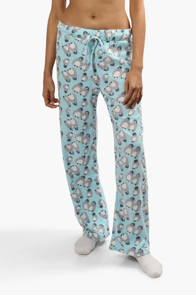 Penguin Polar Bear Mens Pajama Pants Lounge Men's Pajama Bottoms Soft Sleep  Pants With Pockets L