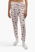 Cuddly Canuckies Cat Print Pajama Pants