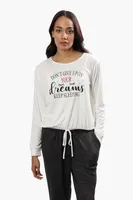 Cuddly Canuckies Dream Print Pajama Top