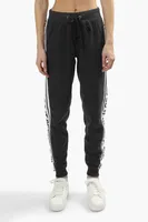 New Look Solid Side Print Joggers