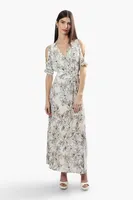 Beechers Brook Floral Crossover Maxi Dress