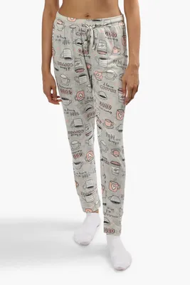 Cuddly Canuckies Coffee Print Pajama Pants