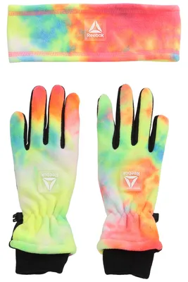 Reebok Tie Dye Glove Hat Set - Multi