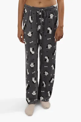 Cuddly Canuckies Husky Print Pajama Pants
