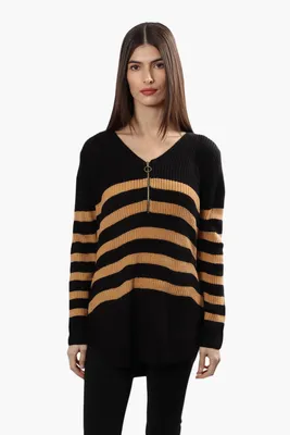 International INC Company Striped Pullover Sweater