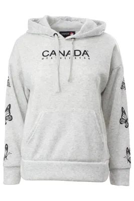 Canada Weather Gear Butterfly Sleeve Pullover Hoodie