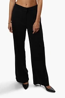 Limite Solid Wide Leg Pants