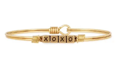 XOXO Blocks Bangle Bracelet