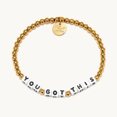 Gold Plated 'You Got This' Bracelet S/M