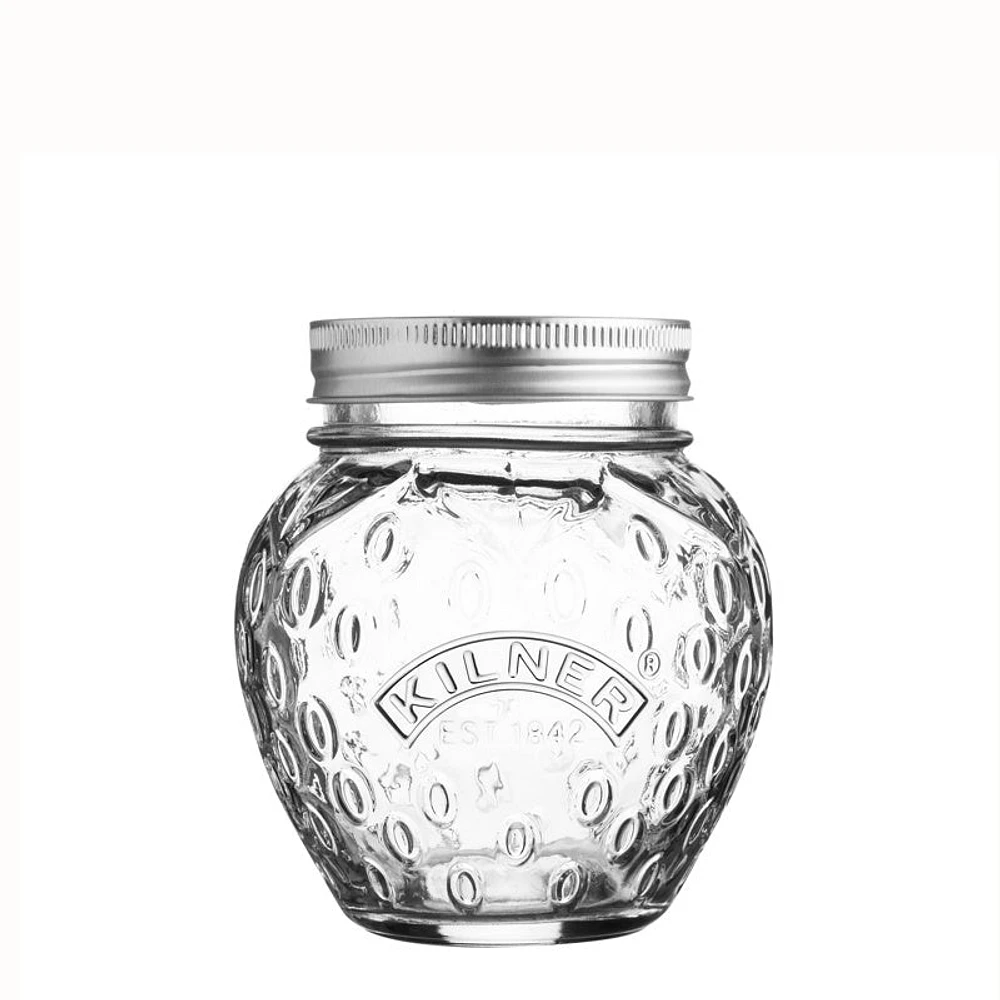 STRAWBERRY Screw-Top Preserve Jar - 400ml