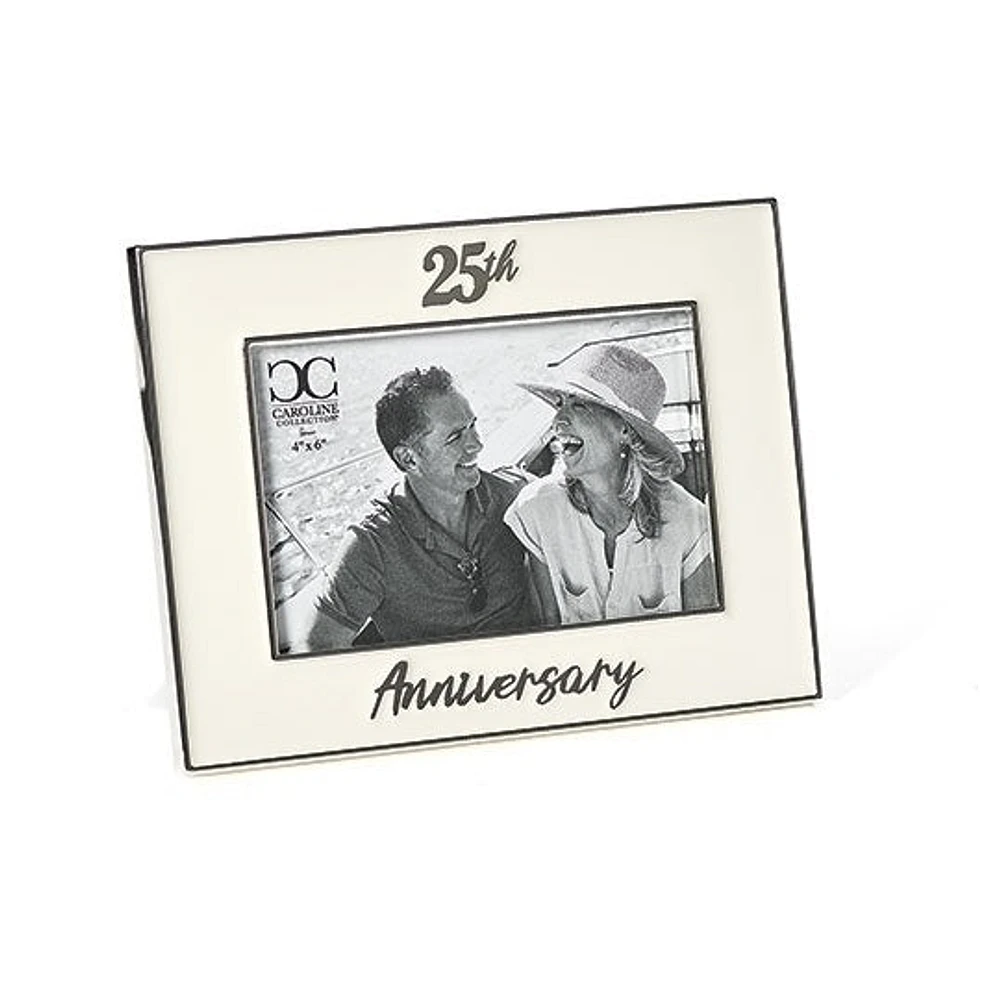 25TH ANNIVERSARY 6.25"H FRAME 4X6