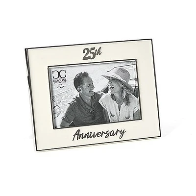 25TH ANNIVERSARY 6.25"H FRAME 4X6