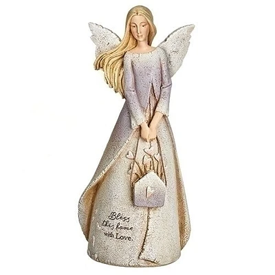 8.5"H BLESS THIS HOME ANGEL HEAVENLY BLESSINGS