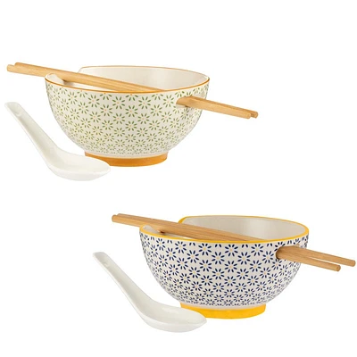 WORLD FOODS Rice/Soup Bowls Set