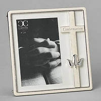 4x6 Confirmation Frame w/ Cross & Dove