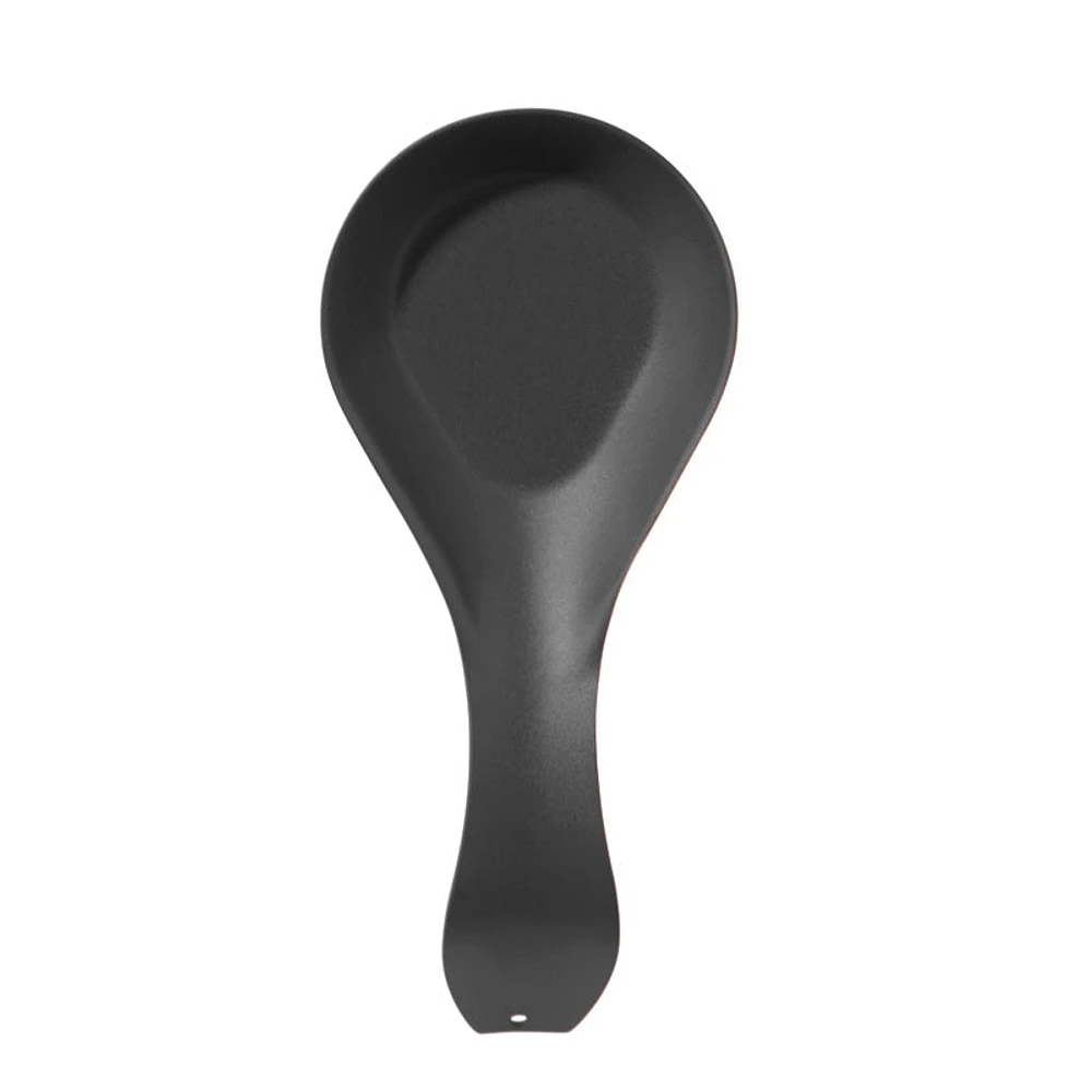 Black Curved Spoon Rest