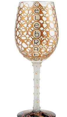 "Celebrate" Wine Glass
