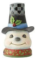 Snowman in Hat Lighted Rotator