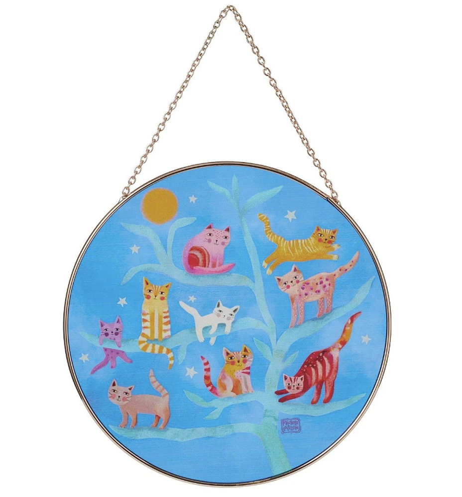 Crazy Cats Suncatcher