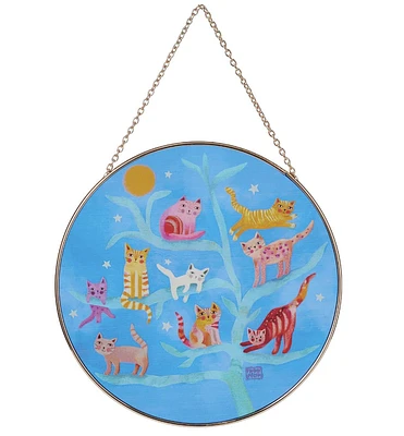 Crazy Cats Suncatcher