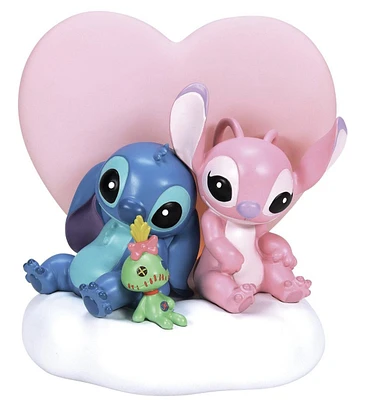 Stitch and Angel Light up figurine