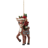 Rudolph with Stacked Presents