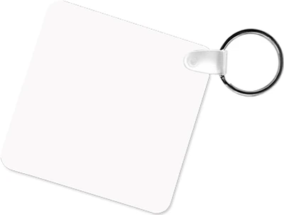 Customizable Key Chain - Square, Aluminum, Double-Sided