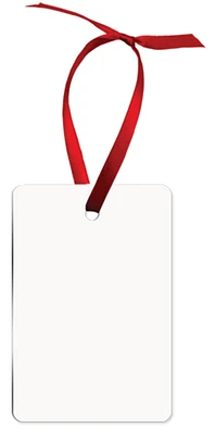 Customizable Ornament - Vertical Rectangle